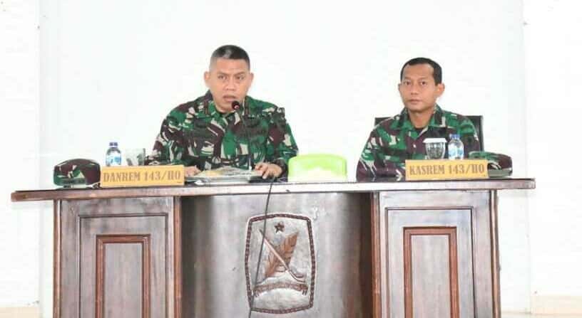 Jamin Siap Operasi, Brigjen Jannie Tes Narkoba Anggota Korem Kendari