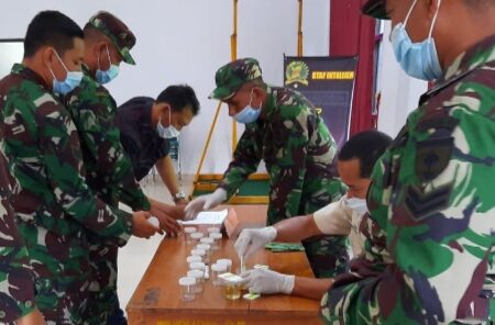 Jamin Siap Operasi, Brigjen Jannie Tes Narkoba Anggota Korem Kendari