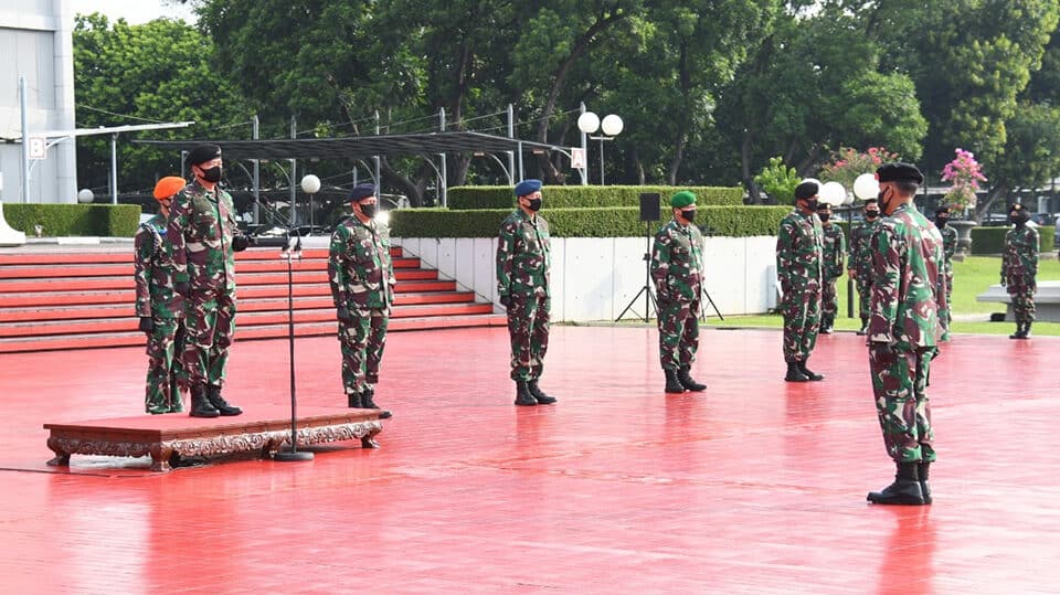 Wakasad Hadiri Kenaikan Pangkat 84 Perwira Tinggi TNI