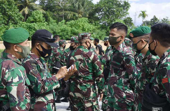 Personel Satuan BKO Kodim Persiapan Kodam XVIII/Kasuari Gelombang III Mulai Tiba