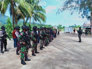 Cegah Pelintas Batas Ilegal, Satgas Yonif 413 Inisiasi Patroli Gabungan Perbatasan RI-PNG