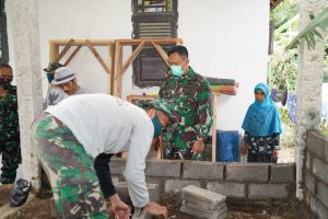 Tinjau Progres RTG, Danrem 162/WB Semangati Satgas Rehab Rekon Kebut Pembangunan
