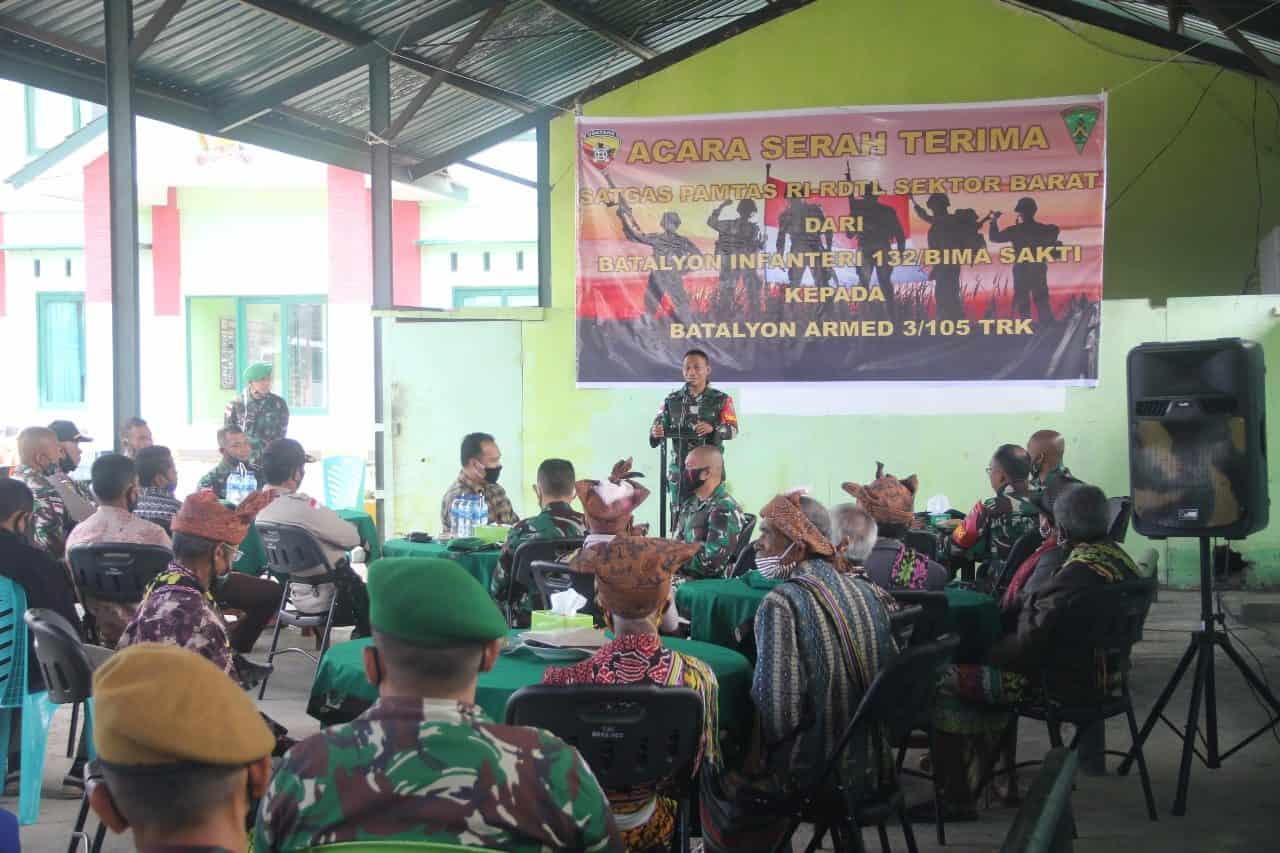 Yonif 132/BS Purna Tugas, Satgas Yonarmed 3/105 Tarik Lanjutkan Pengabdian di NTT