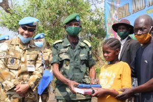 Kepakan Sayap Garuda, Satgas Indo RDB Gelar Karya Bakti di Afrika