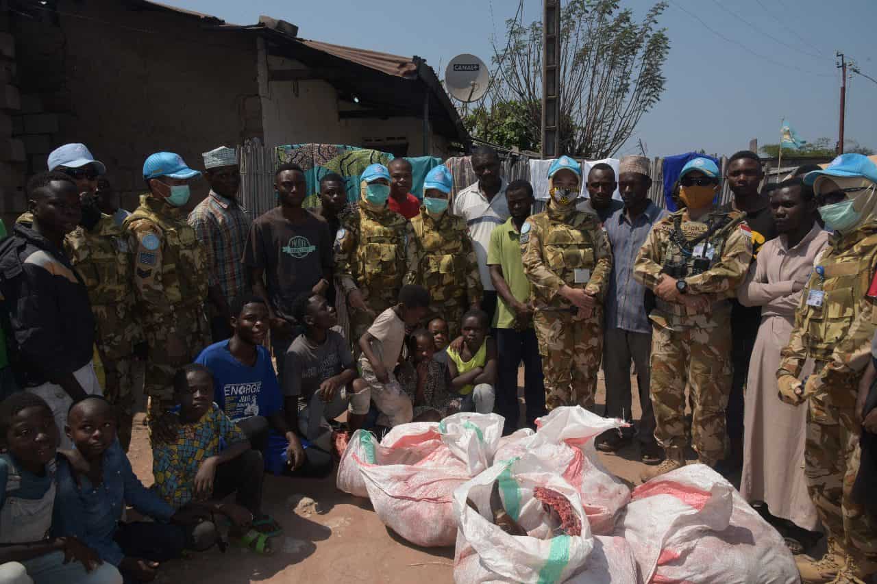 Peduli Sesama, Satgas Indo RDB Monusco Potong 49 Hewan Kurban di Kongo