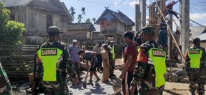 Sinergi Untuk Negeri, Kemanunggalan Kodim 1608/Bima Bersama Rakyat Dalam Pembangunan Masjid