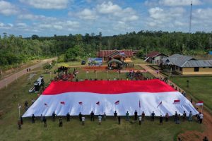 Jelang Peringatan HUT Ke- 75 TNI, Korem 174/ATW Gelar Baksos Di Perbatasan