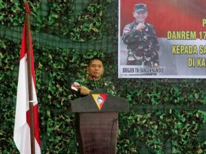 Jalankan Tugas Mulia, Danrem 174 ATW Hormat Pada Prajurit Penjaga Keamanan di Papua