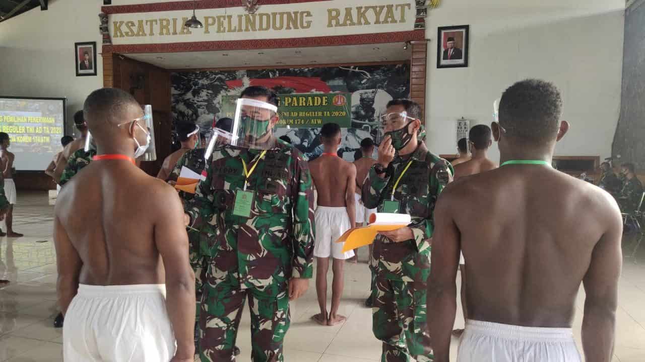 Sebanyak 53 Pemuda Terbaik Dari Papua Selatan Ikuti Seleksi Pusat Secaba PK TA. 2020