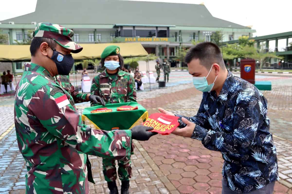 Tegakkan Protokol Kesehatan, Kodam XII/Tpr Gelar Pelatihan Kader