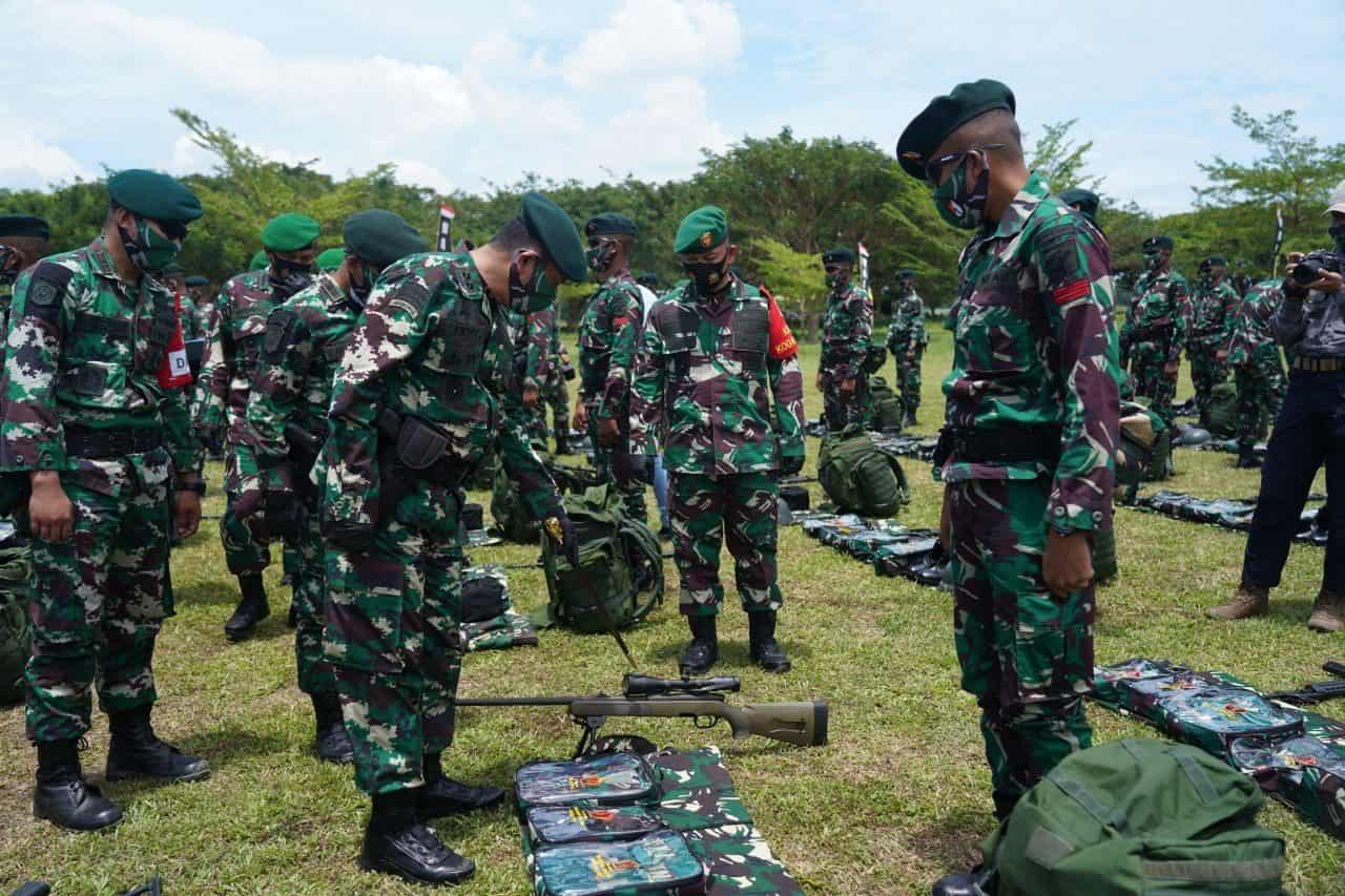 Hendak Bertugas ke Papua, Pangdam XIII/Mdk Cek Kesiapan Operasi Yonif R 715/Motuliato