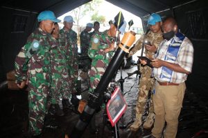 Tim COE Gelar Inspeksi TW-IV di Satgas Indo RDB MONUSCO