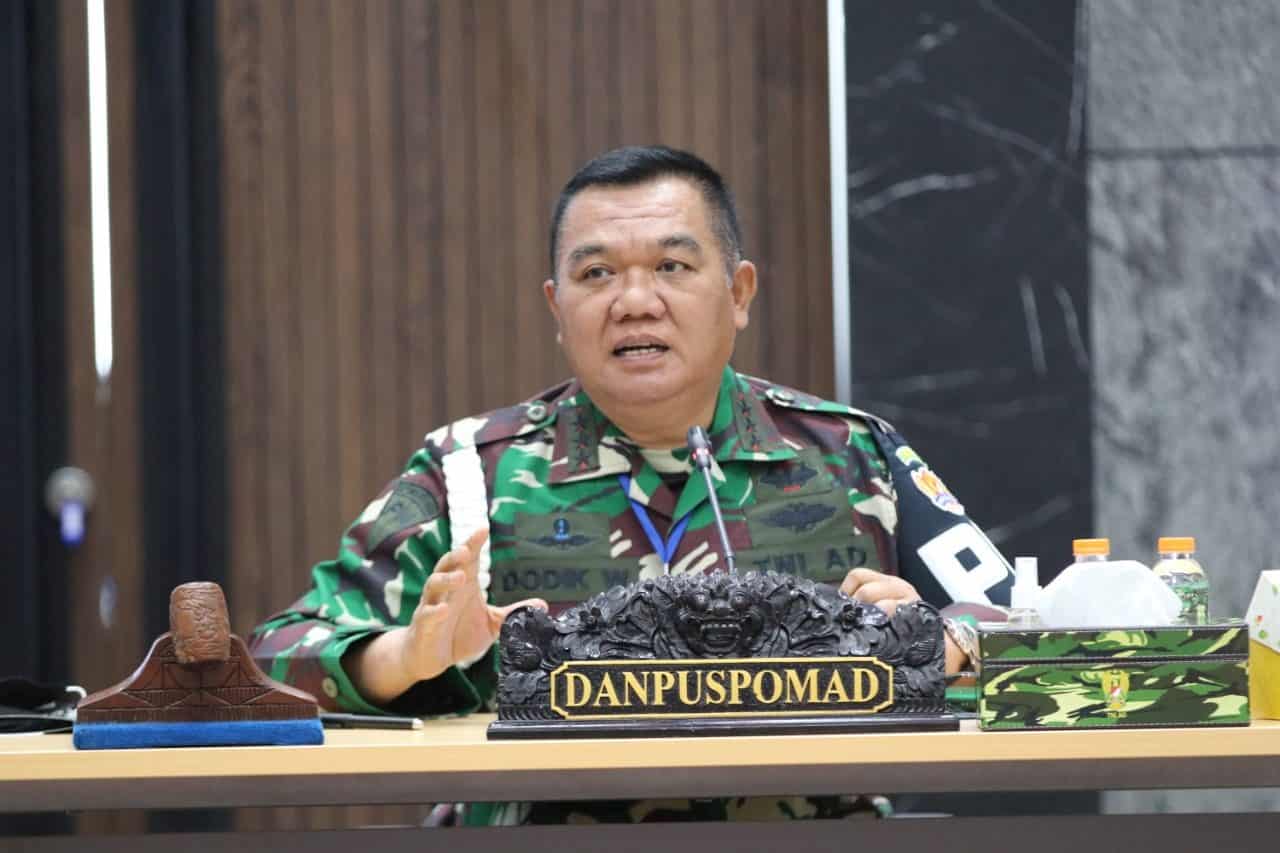 Danpuspomad : Proses Hukum Bagi Oknum Prajurit TNI AD Yang Terlibat Politik Praktis