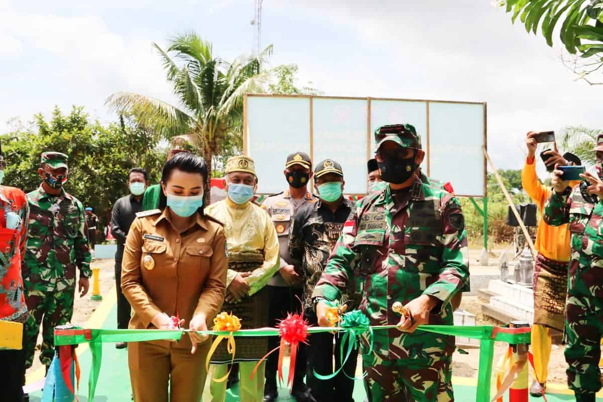 Usai Renovasi, Pangdam XII/TPR Resmikan Makam Pangeran Nata Kusuma