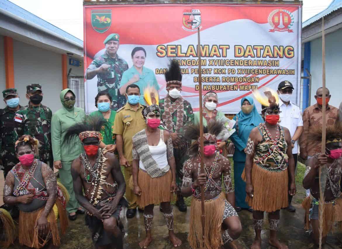 Danrem 174 Merauke Dampingi Pangdam XVII/Cendwrawasih Tinjau Lokasi Pembangunan Kodim di Kabupaten Mappi