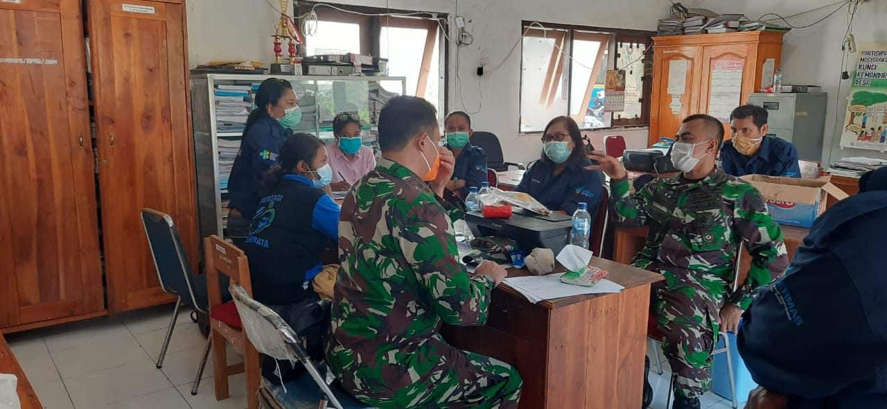 Upaya Penanganan Erupsi Gunung Ile Lewotolok, Ini Yang Dilakukan TNI