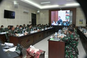 Srenaad Gelar Rapat Evaluasi Sistem Informasi TNI AD