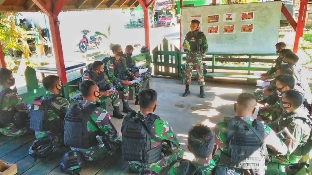 Prajurit Kostrad di Perbatasan RI-PNG Jaga Netralitas TNI Dalam Pilkada