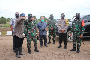 Kunjungan Kerja di Kalteng, Pangdam XII/TPR Tinjau Perkembangan Program Food Estate Dadahup