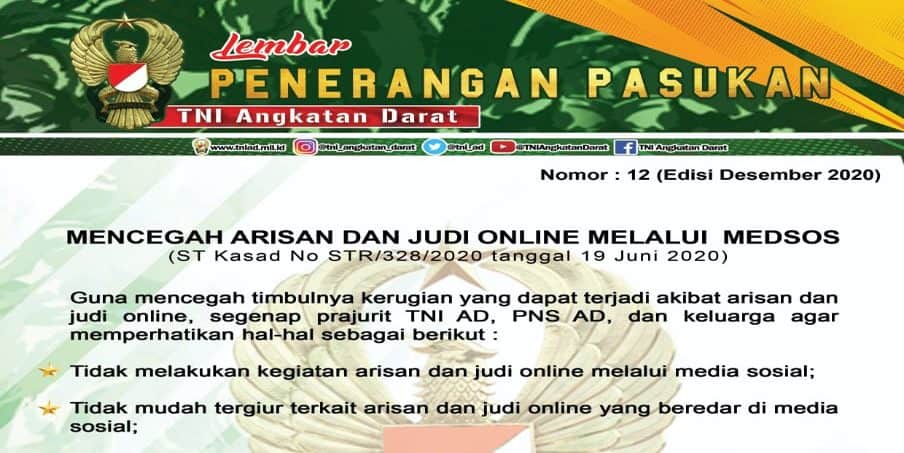 Mencegah Arisan dan Judi Online Melalui Medsos