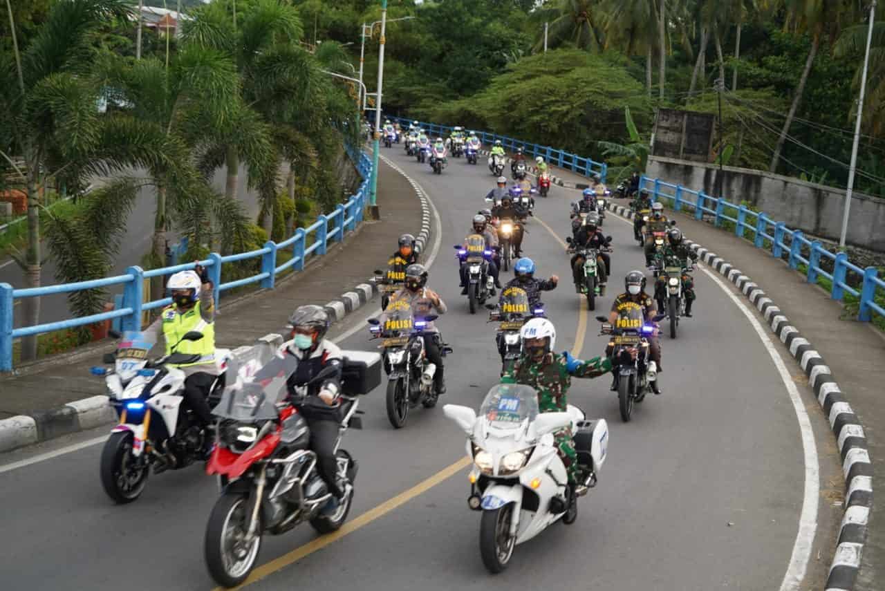 Danrem 162/WB, Gubernur Dan Kapolda NTB Pimpin Patroli Skala Besar