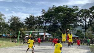 Dansatgas Yonif Para Raider 432 Kostrad Tutup Turnamen Bola Voli Waspada Cup Di Distrik Bolakme