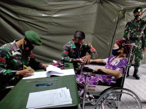 Rumkitlap Yonkes 2/YBH/Kostrad, Komitmen TNI AD Bantu Korban Bencana Gempa Mamuju