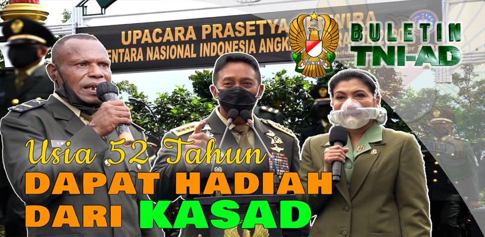 Usia 52 Tahun Dapat Hadiah Dari Kasad | BULETIN TNI AD