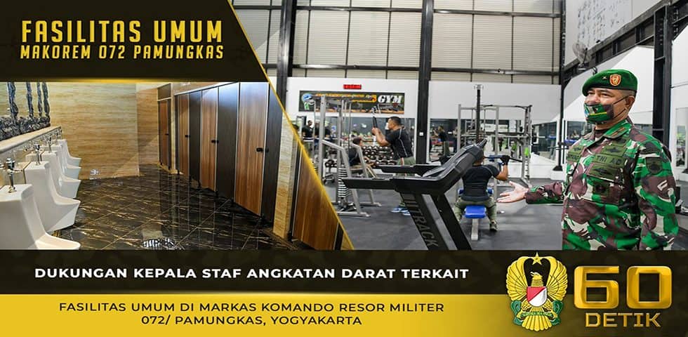 Dukungan Kepala Staf Angkatan Darat Terkait Fasilitas Umum di Markas Korem 072/ Pamungkas