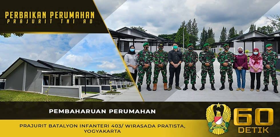 Pembaharuan Perumahan Prajurit Batalyon Infanteri 403/ Wirasada Pratista, Yogyakarta