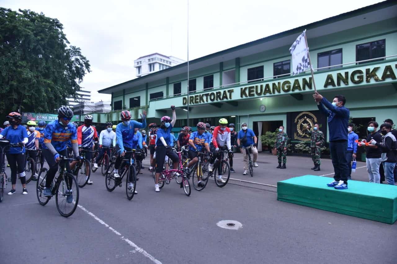 Jalin Sinergitas Ditkuad Gowes Bareng BTN