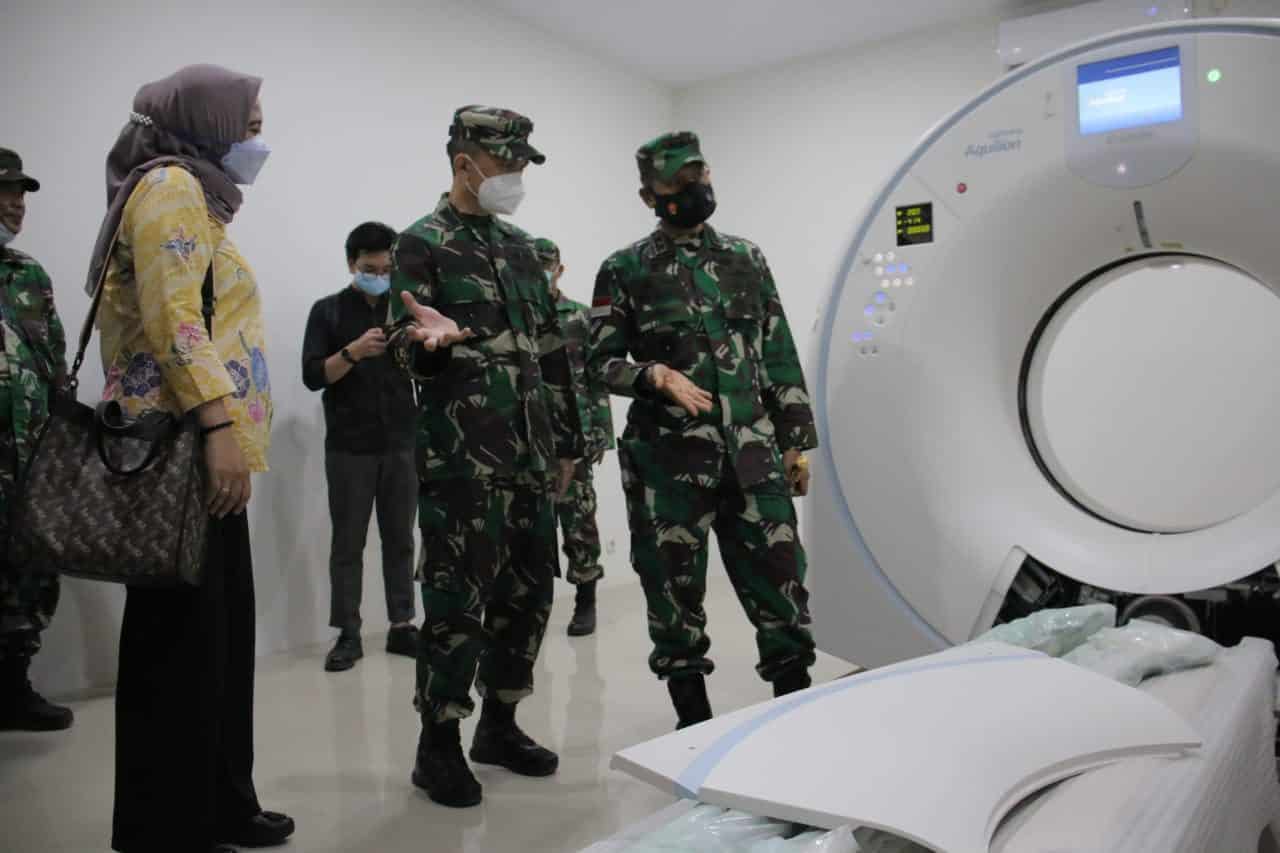 Pangdam XII/TPR Tinjau Fasilitas MRI dan CT Scan Rumkit Kartika Husada