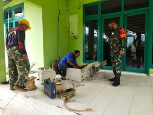 Danrem 174 Merauke Tinjau Pembangunan Laboratorium PCR Yang Dibangun di Rumkitban Tingkat IV Merauke