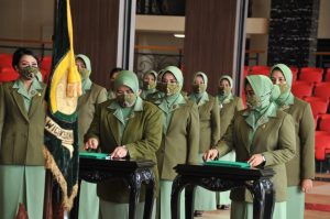 Kasad Pimpin Sertijab Koorsahli Kasad dan Danpuspomad Serta Menerima Laporan Korps Kenaikan Pangkat Delapan Pati TNI AD