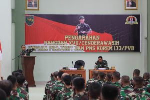 Satukan Visi Pengabdian, Pangdam XVII/Cen Kunker di Jajaran Korem 173/PVB