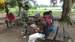 Tingginya Animo Putra Asli Papua Jadi Prajurit TNI AD, Babinsa Kodim 1712 Sosialisasikan Penerimaan Prajurit Tamtama PK