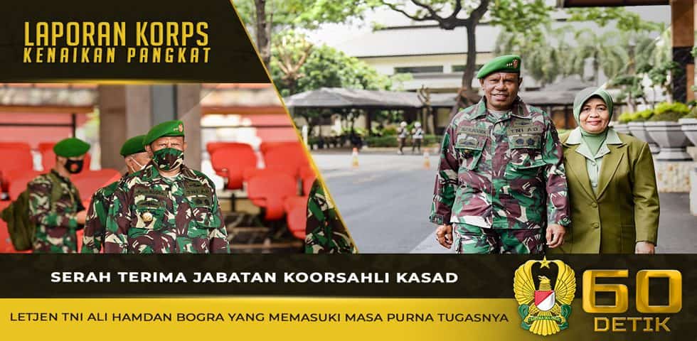 Sertijab Koorsahli Kasad Letjen TNI Ali Hamdan Bogra Yang Memasuki Masa Purna Tugasnya