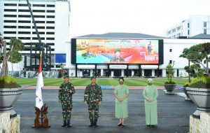 Kasad Terima Laporan Korps Kenaikan Pangkat 12 Pati TNI AD