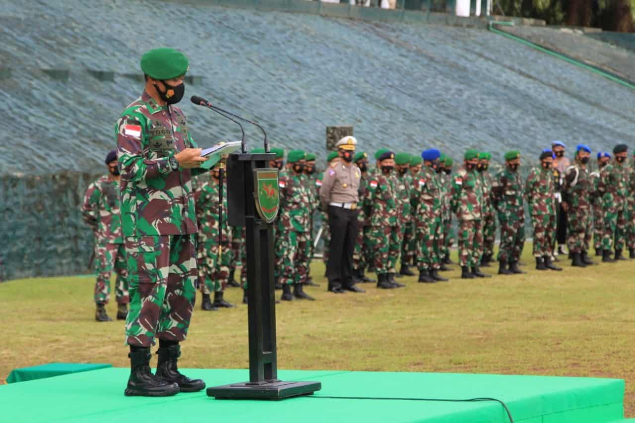 Tingkatkan Disiplin Dan Kepatuhan Prajurit, Pangdam Cenderawasih Resmi Gelar Operasi Gaktib Dan Yustisi Polisi Militer