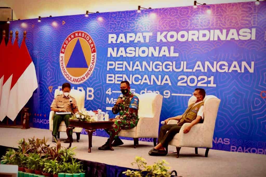 Danrem 162/WB Nara Sumber Rakornas BNPB Tahun 2021