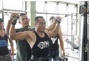 Persiapkan PON XXI Aceh-Sumut, Danyonif 126/KC Gembleng Atlet Binaraga Asahan