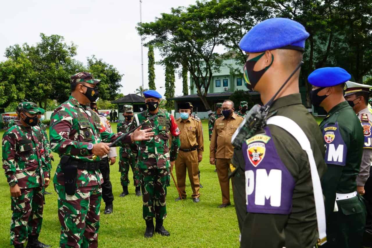 Danrem 162/WB Pimpin Apel Kesiapan Pengamanan Kunker Mantan Wapres Jusuf Kalla