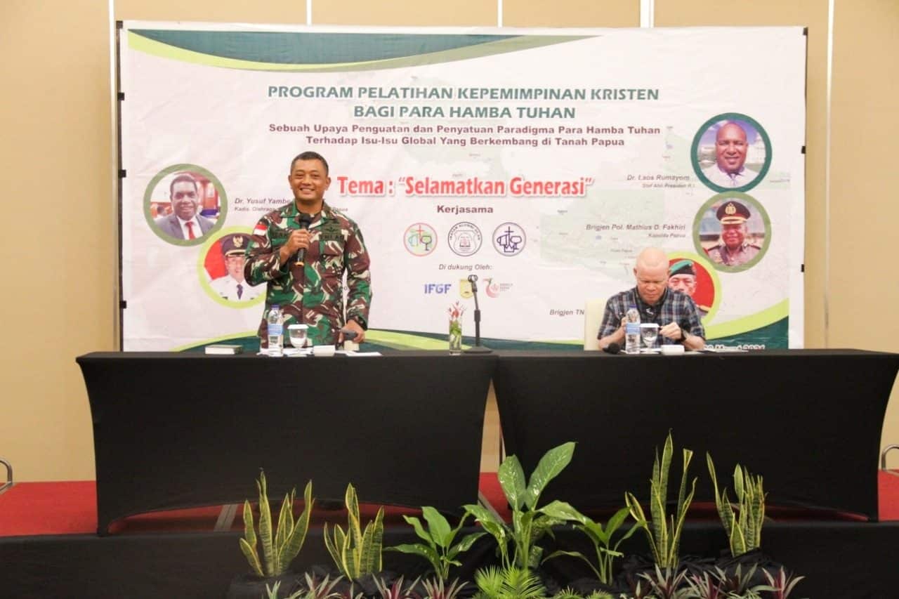 TNI Dukung Upaya Gereja Selamatkan Generasi Muda Papua