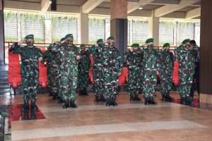 Kasad Terima Laporan Kenaikan Pangkat 16 Pati TNI AD