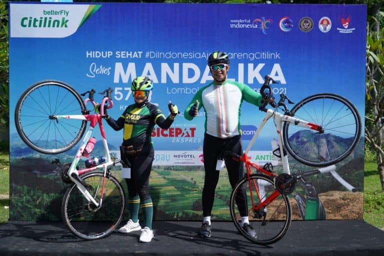 Bangkitkan Pariwisata NTB, Danrem 162/WB Apresiasi Citilink Gelar Fun Bike Mandalika