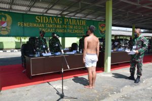 Kepala Staf Kodam II/Sriwijaya Pimpin Sidang Parade Calon Tamtama Panda Palembang