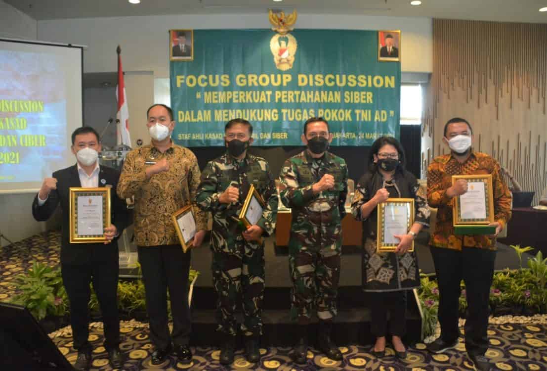 Sahli Kasad Gelar Focus Group Discussion tentang Pertahanan Siber ⁣