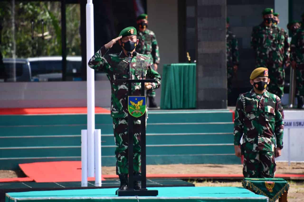 Pangdam II/Sriwijaya Pimpin Peresmian Satuan Baru dan Alih Kodal