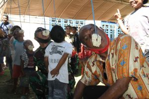 Meriahkan Perayaan Paskah, Satgas 131 Gelar Berbagai Lomba di Papua