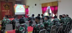 Siswa Pusdikkum Kodiklatad Praktek Lapangan di ODMIL III-08 Bandung